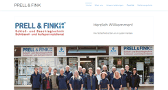 Desktop Screenshot of prell-fink.de