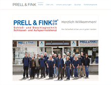 Tablet Screenshot of prell-fink.de